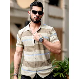 Maniac Men Slim Fit Opaque Casual Shirt-picture-32