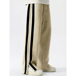 Maniac Men Striped Cotton Baggy Fit Track Pants-picture-30
