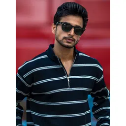 Maniac Men Striped Sweatshirt-picture-40