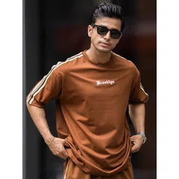 Maniac Men Typography Printed Round Neck Cotton Oversized T-shirt-picture-12