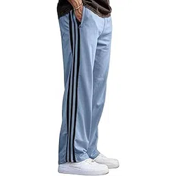 maniac Mens Colorblock Biscuit and Brown Color Baggy Fit Pant-picture-23