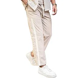 maniac || Mens || Colorblock || Side Tape || Corduroy Fabric || Jogger-picture-30