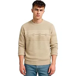 maniac || Mens || Textured Knit || Full Sleeve || Regular Fit || Cotton || Round Neck T-Shirt-picture-53