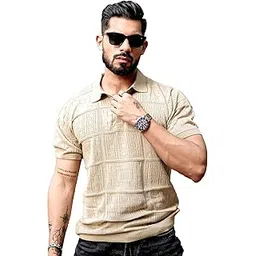 maniac ||Mens||Half Sleeve||PointNet||Flat Knit||Cotton||Polo T-Shirt-picture-50