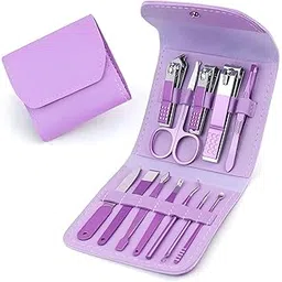 Manicure Set Nail Clipper Kit - 16 Pieces Stainless Steel Manicure Kit - Nail Care Tools for Hand & Feet - Nail Clippers Pedicure Professional Grooming Kits for Facial Care, Hand Care, Foot Care-picture-42