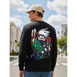 Manlino Men Kakashi Hatake Anime Printed Round Neck Full Sleeve Hoodie-picture-10