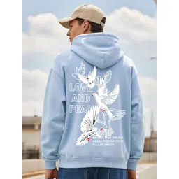 Manlino Men Printed Hooded Neck Full Sleeve Hoodie Sweatshirt-picture-11