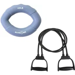 manogyam Combo of Hand Gripper Ring & Double Toning tube for Body Hand Workout Fitness Accessory Kit Kit-picture-27