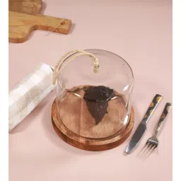 manor house Doomed Brown Glass & MDF Cloche-picture-32