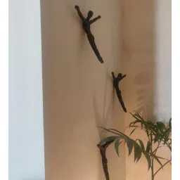 manor house Man Upside Down Black Aluminium (Set of 2) Hanging Wall Art by Citilites-picture-19