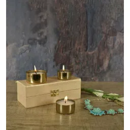Roshni Gold Iron (Set of 3) Scented Jar Candle-image-10