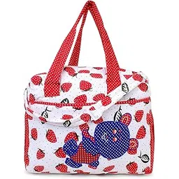 manorath Diaper Bag Multi-Utility Fruit Print - DBB14 Red-picture-45