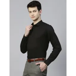 ManQ Black Slim Fit Shirt image 3