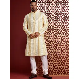 MANQ Men Anarkali Kurta-picture-40