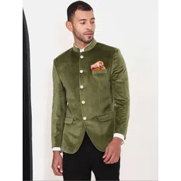 MANQ Men Single-Breasted Bandhgala Blazers-picture-31