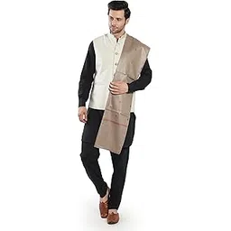 manra Men Kashmiri Lightweight Woolen Buti Shawl for Winter-picture-32