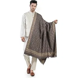 MANRA Men's Kaani Kashmiri Woolen, Jamawar Design Warm Shawl_Kani Shawl 995-picture-28