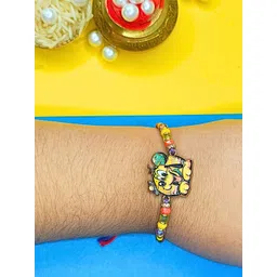 MANSIYAORANGE Thread Rakhi image 2