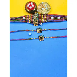 MANSIYAORANGE Thread Rakhi image 4