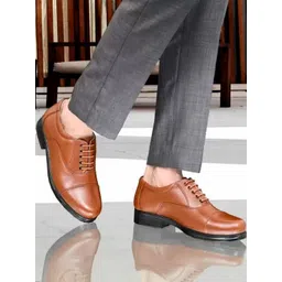 MANSTARK Men Round Toe Formal Oxfords-picture-16