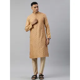 Manthan Men Embroidered Thread Work Kurta-picture-30