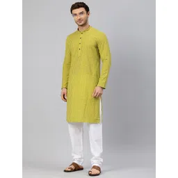 Manthan Men Striped Pure Cotton Kurta-picture-13