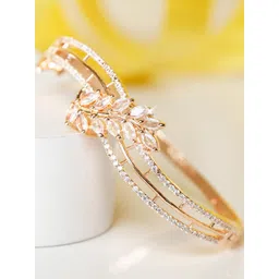 Manuvi Jewels Rose Gold Metal Bracelet-picture-23