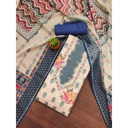 MANVAA Embellished Organza Unstitched Dress Material-picture-22