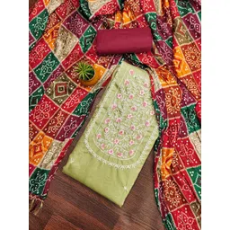 MANVAA Embellished Unstitched Dress Material-picture-29