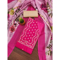 MANVAA Embellished Unstitched Dress Material-picture-13