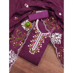 MANVAA Embellished Unstitched Dress Material-picture-42