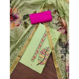 MANVAA Embroidered Pure Cotton Unstitched Dress Material-picture-25