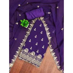 MANVAA Embroidered Unstitched Dress Material-picture-30