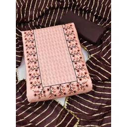 MANVAA Floral Embroidered Sequined Pure Silk Unstitched Dress Material-picture-33