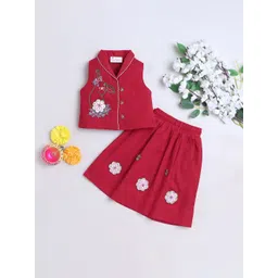 MANY FROCKS & Girls Embroidered Ready to Wear Lehenga-picture-18