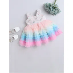 Many Frocks Kids Multicolor Embellished Dress-picture-27