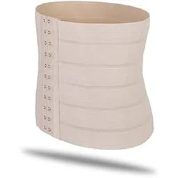 manya beauty Women’s Waist Trainer Corset | Steel-Boned Tummy Control Body Shaper with Adjustable Hooks, Free Size Belt Fits 30–38" Waist-picture-44