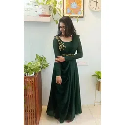 manya Printed Georgette Stitched Anarkali Gown-picture-16