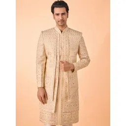 Manyavar Men Embroidered Sherwani-picture-16