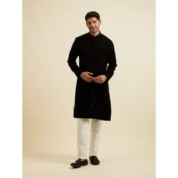 Manyavar Men Embroidered Thread Work Kurta-picture-16