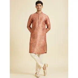 Manyavar Men Ethnic Motifs Printed Regular Kurta with Pyjamas-picture-39