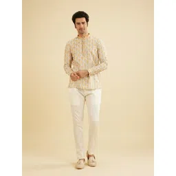 Manyavar Men Printed Short Kurta-picture-39
