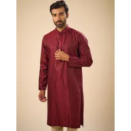 Manyavar Men Regular Kurta with Pyjamas-image-27