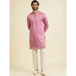 Manyavar Men Self Design Kurta with Pyjamas-picture-28
