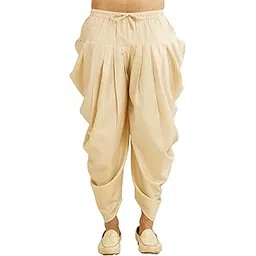 manyavar Men's Cotton Solid Patiala (1pc)-picture-12