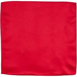 manyavar Men's Satin Solid Pocket Square (1pc)-picture-28