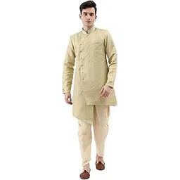manyavar Men's Silk Blend SMID0008-311 (SMID0008_Pista_L)-picture-53