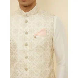 Manyavar Textured Silk Pocket Squares-picture-20