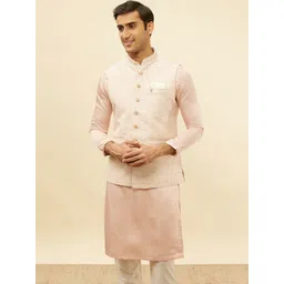 Manyavar Woven Design Nehru Jackets-picture-10
