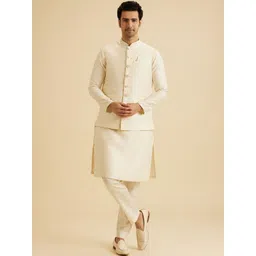 Manyavar Woven Design Nehru Jackets-picture-41